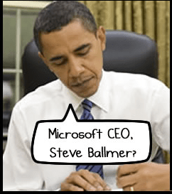 The Oatmeal : Obama et Ballmer