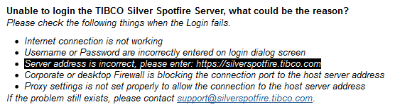 Tibco Spotfire - 5 - FAQ de support Tibco Spotfire - 5 - FAQ de support