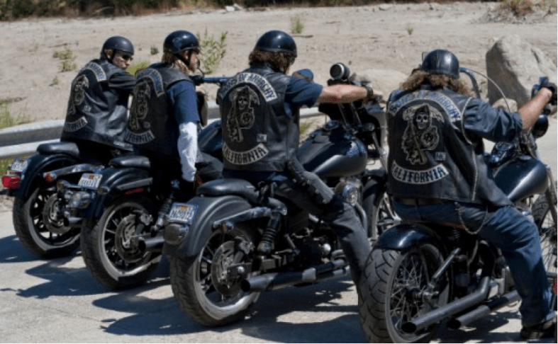 Photo des motards de Sons of Anarchy