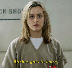 Un dernier screenshot rigolo, cette fois de Orange is the new black